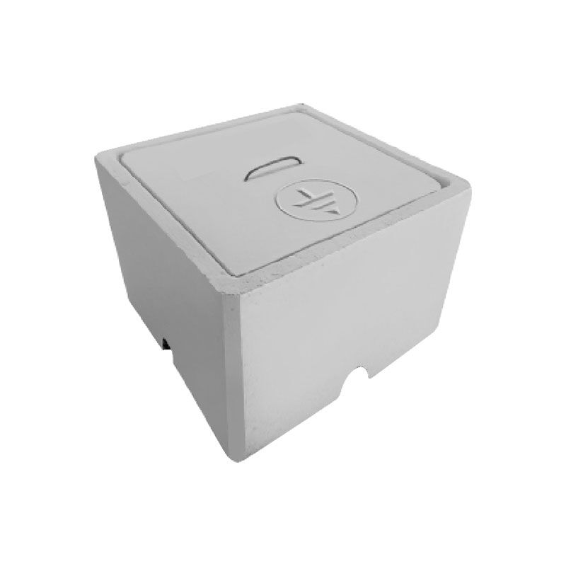 Caja Prefabricada de Concreto 0.40 x 0.40 x 0.30M para Pozo a Tierra