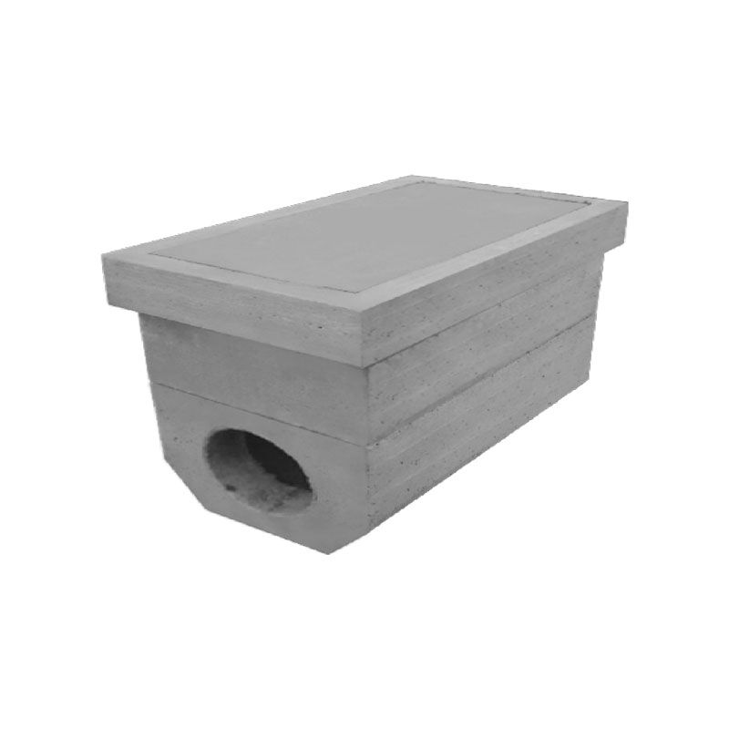 Caja de Registro de Desagüe de Concreto Prefabricado 0.45×0.60 m