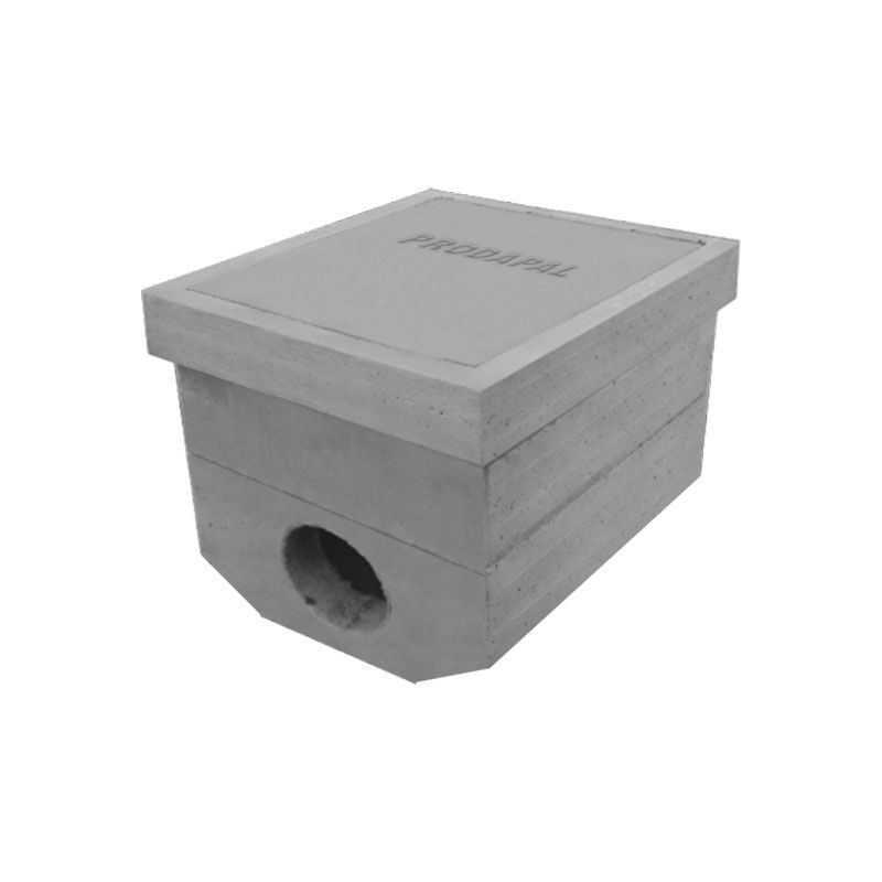 Caja de Registro de Desagüe de Concreto Prefabricado 0.60×0.60 m