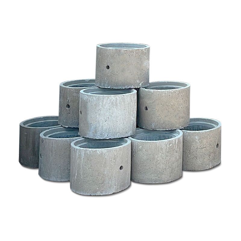Caja Cilíndrica de Concreto Prefabricado Ø 0.40M para Pozo a Tierra - Imagen 2