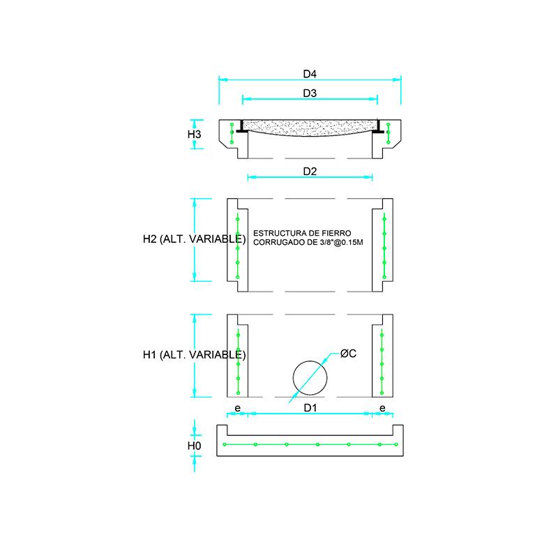 Buzón de Concreto Prefabricado DN600 mm - Imagen 3