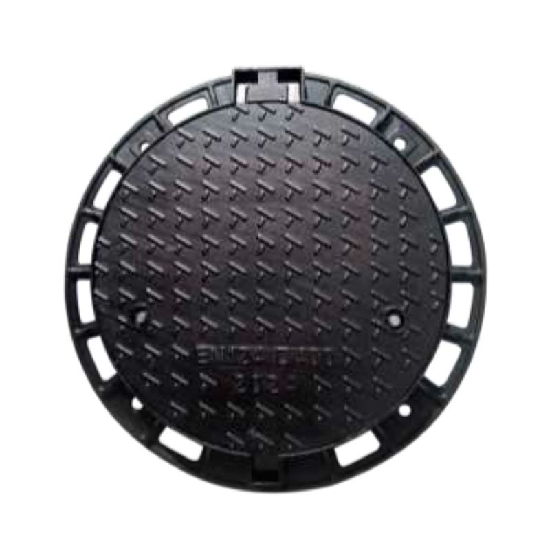 Marco y Tapa de Hierro Dúctil D400 Ø600 mm con Doble Seguro – 40 ton | Prodapal