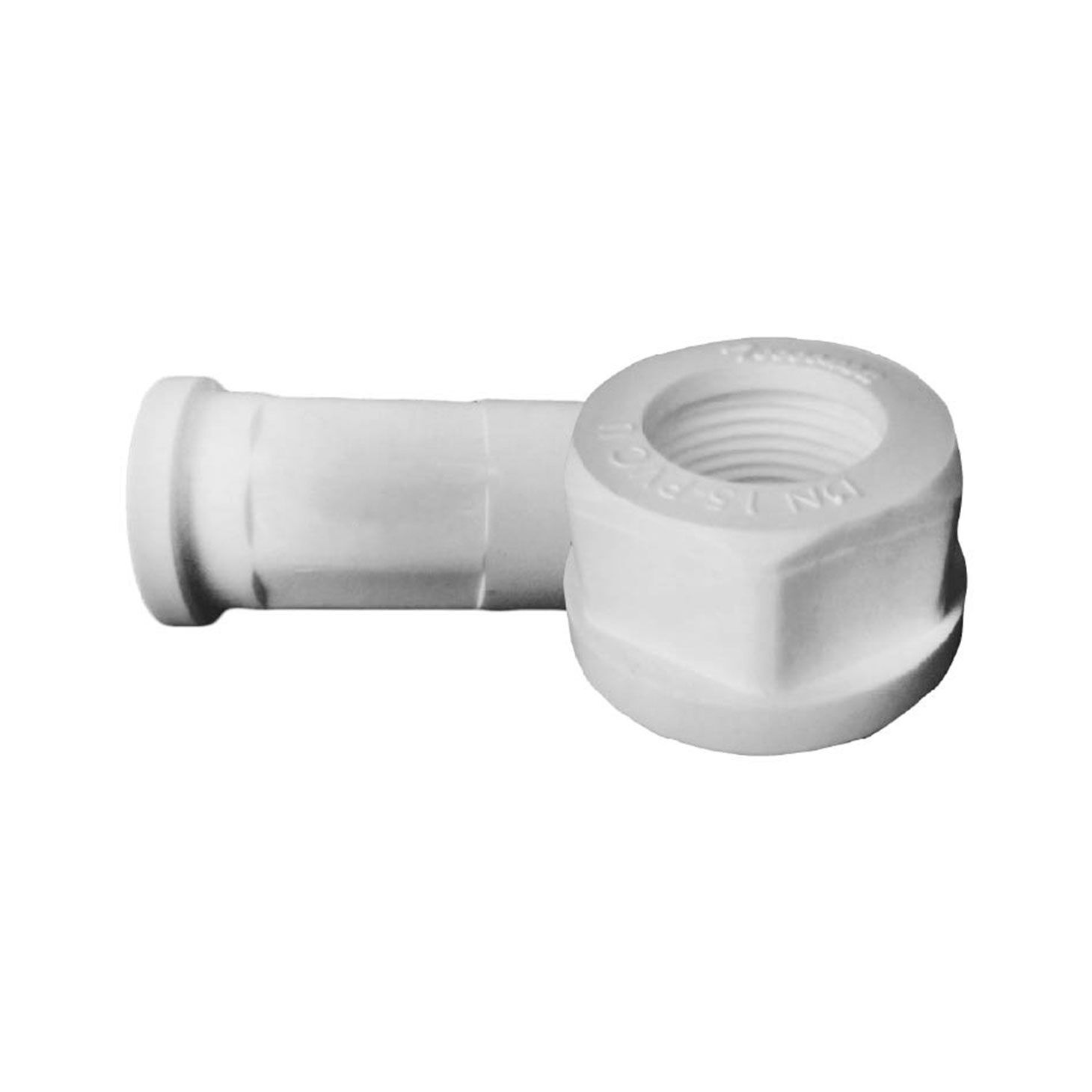 Racor para Conexión de Agua | Prodapal - Accesorio PVC-U con Tuerca y Empaquetadura