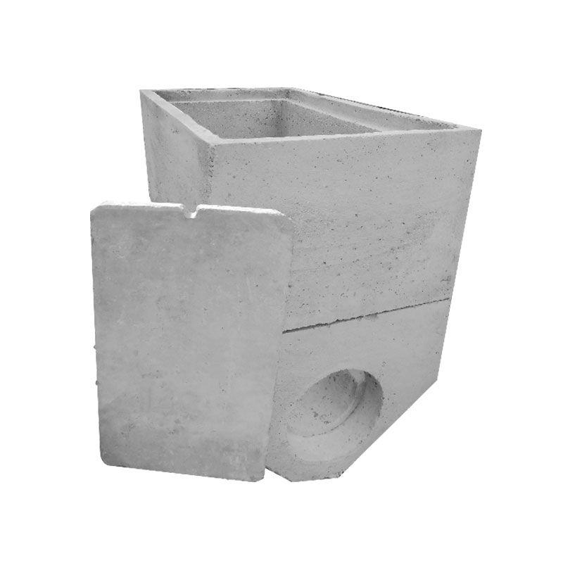 Caja de Concreto Prefabricado para Registro de Desagüe 0.25 x 0.40 m – 3 Piezas con Alta Resistencia